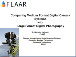 Comparing Medium Format Digital Camera Systems with Large format Digital Photography